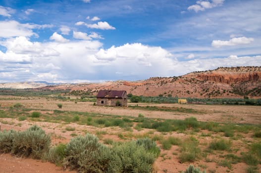 Desert ranch in Utah USA