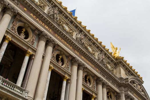 The Palais Garnier, the opera house of Paris, France