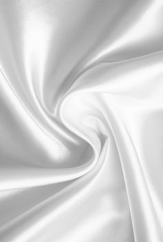 Smooth elegant white silk can use as background 