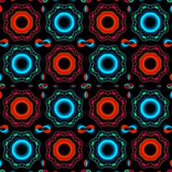 Digital computer graphic - abstraction seamless ornament for design.