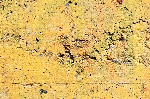 texture of the old painted concrete