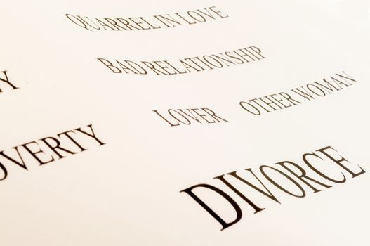 conceptual background of divorce and its problems