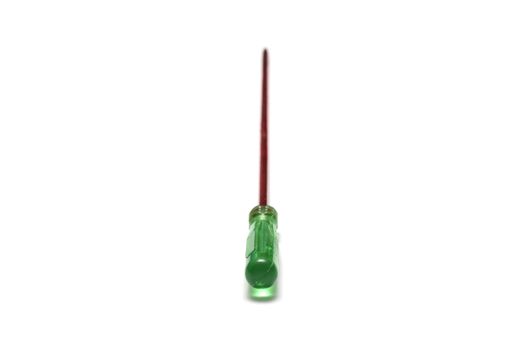 screwdriver on a white background