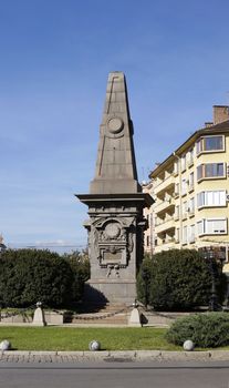 Monument to Bulgarian national hero Vasil Levski in Sofia, Bulgaria 