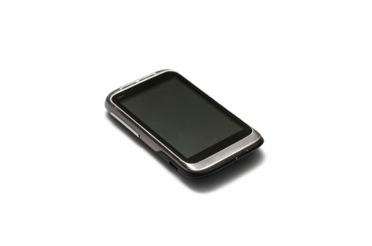 smart phone on a white background