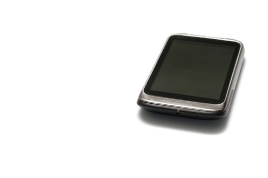 smart phone on a white background