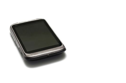smart phone on a white background