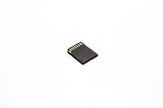 sd card on a white background
