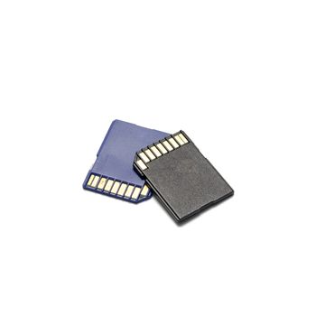 sd card on a white background