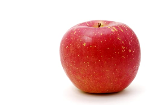 Fresh Japanese apple isolated on white background