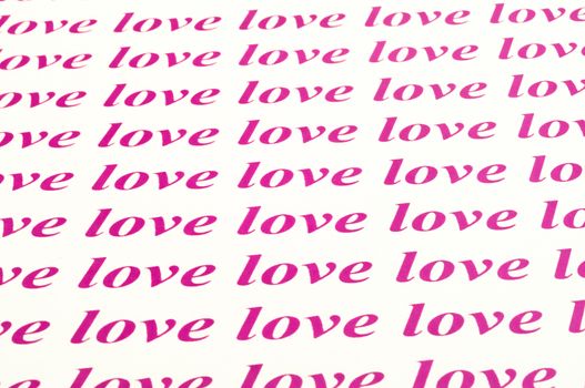 beautiful background of love word