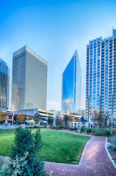 charlotte north carolina city skyline