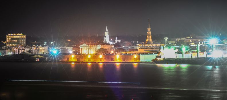 Industrial shipping port or Cargo sea port of charleston SC