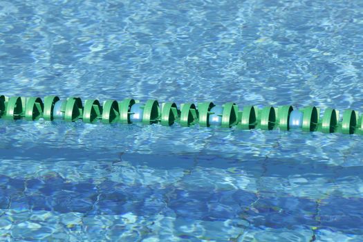 Swimming pool lanes in competition pool