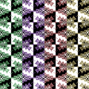 Digital computer graphic - abstraction seamless ornament for design.