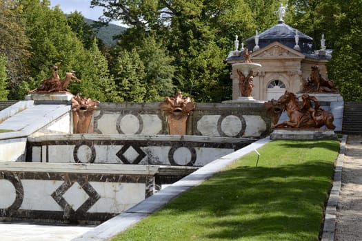 fountain, la granja de San Ildefonso garden, Spain