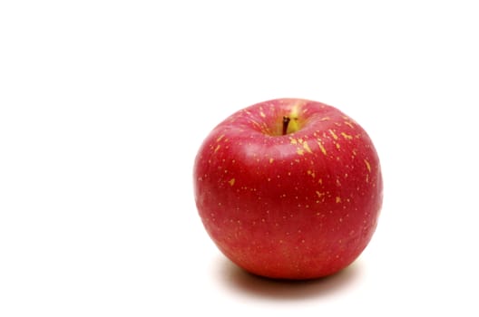 Fresh Japanese apple isolated on white background