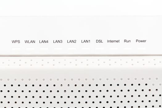 Front side of the wireless router