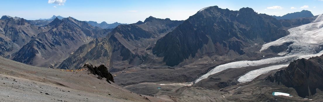 Beautiful mountain landscape in the Andes, Argentina, South America