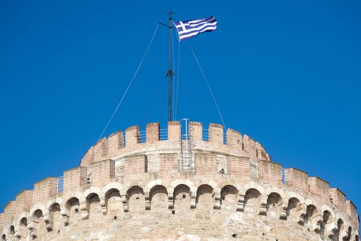 White Tower of Thessaloniki (Greek: Lefkos Pyrgos), is a monument and a museum on the waterfront of Thessaloniki, the landmark of the city.