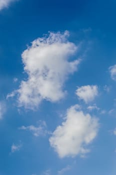 background cloud in blue sky