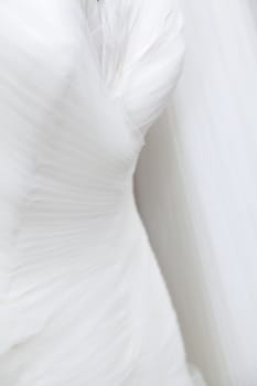 Bridal clothing and accessories. Wedding dress