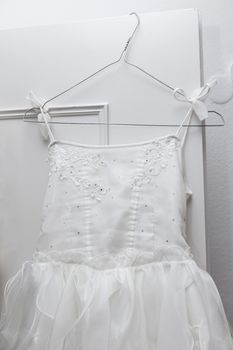Bridal clothing and accessories. Wedding dress
