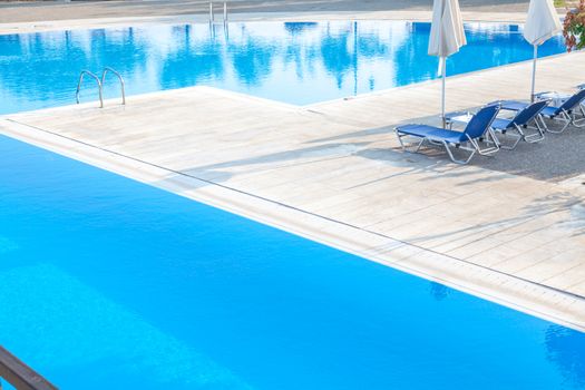 Swimming pool of luxury hotel in Alexandroupoli - Greece