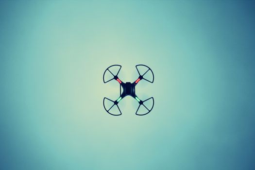 A quadcopter, also called a quadrotor helicopter, quadrotor is a multirotor helicopter that is lifted and propelled by four rotors. Quadcopters are classified as rotorcraft, as opposed to fixed-wing aircraft, because their lift is generated by a set of rotors (vertically oriented propellers).