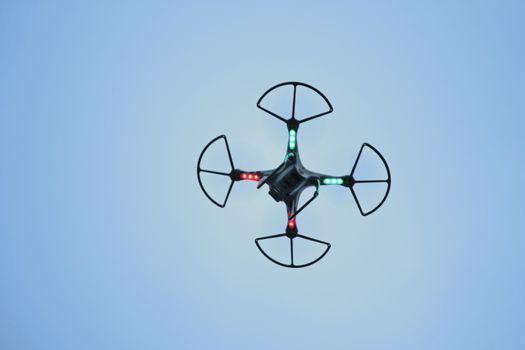 A quadcopter, also called a quadrotor helicopter, quadrotor is a multirotor helicopter that is lifted and propelled by four rotors. Quadcopters are classified as rotorcraft, as opposed to fixed-wing aircraft, because their lift is generated by a set of rotors (vertically oriented propellers).