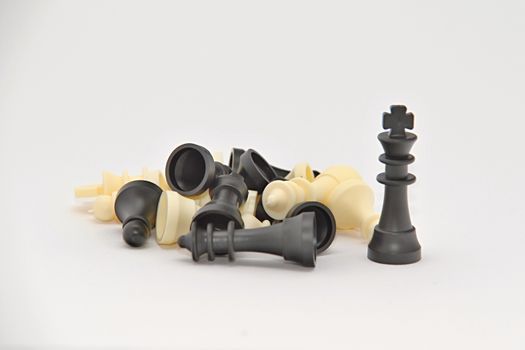 Photo of Chess Figurines perfectly fits to various presentation purposes.