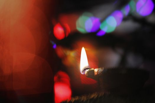 Oil Lamp in Diwali Festival, India. Diwali or Divali also known as Deepavali and the "festival of lights", is an ancient Hindu festival celebrated in autumn every year. The festival spiritually signifies the victory of light over darkness, knowledge over ignorance, good over evil, and hope over despair.