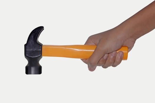 Work tool, Hammer in Human Hand