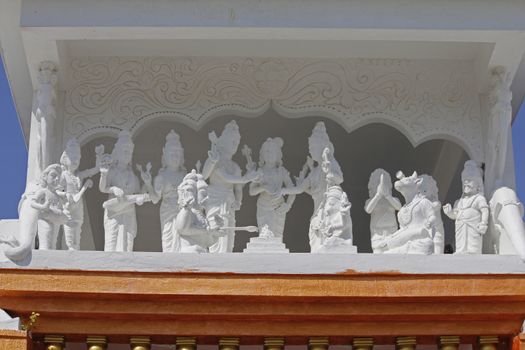 Sculpture at Shrinath Mhaskoba Temple, Kodit, Sasvad, Maharashtra, India.