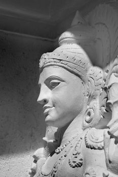 Sculpture at Shrinath Mhaskoba Temple, Kodit, Sasvad, Maharashtra, India.