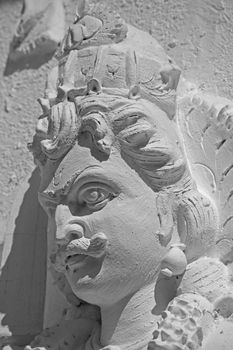 Sculpture of Lord Shiva at Shrinath Mhaskoba Temple, Kodit, Sasvad, Maharashtra, India. Shiva meaning The Auspicious One, also known as Mahadeva, Great God, is a popular Hindu deity. Shiva is regarded as one of the primary forms of God.