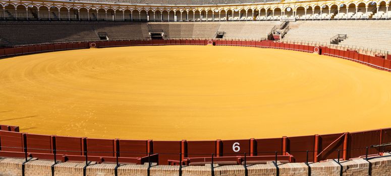 The Plaza de Toros de la Real Maestranza de Caballer��a de Sevilla is the oldest bullring in the world.