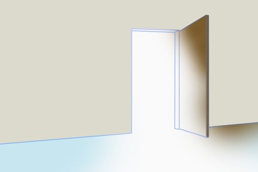 door of opportunity concept