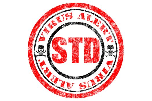 STD Virus Alert Concept