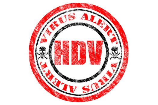 HDV Virus Alert Concept