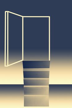 door of opportunity concept