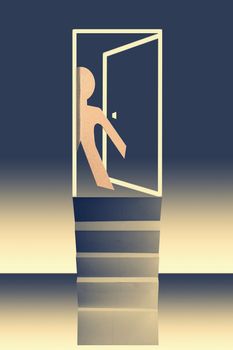 door of opportunity concept
