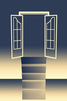 door of opportunity concept