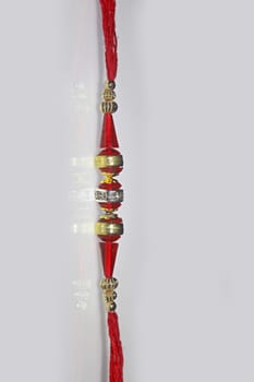 Rakhi for Raksha Bhandhan, it is a traditional indian festival in which a sister ties rakhi on the hand of his brother.
