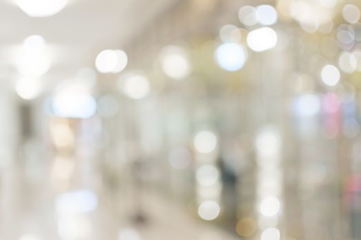 Abstract background of shopping mall, shallow depth of focus.