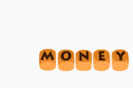 money on cubes