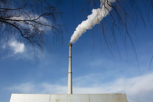 tall chimney in Beijing