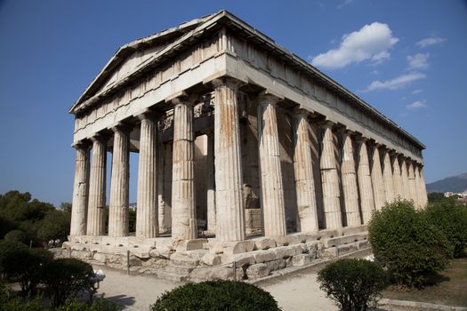 Temple of Hephaestus at ancient agora in Athens