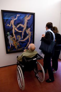 FIGUERAS - APRIL 13: Details from Dali's Museum, opened on September 28, 1974 and housing the largest collection of works by Salvador Dali on April 13, 2012 in Figueras, Catalunya, Spain