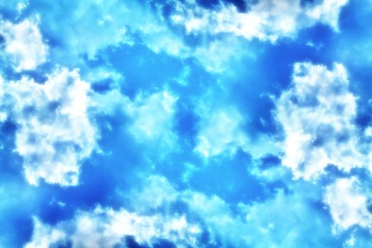 Blue sky and cloud abstract background.